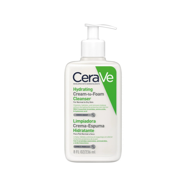 CeraVe Limpiador Crema-Espuma Hidratante 236 ml