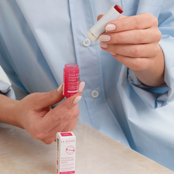 285 LA ROSEE labial nutritivo con COLOR 4,5g