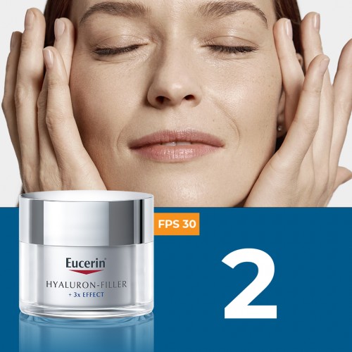 EnAnkr9IU9vMEYIz8aOnDl1ND98bBXAQz2rJPQ5F Pack Eucerin Hyaluron-Filler x3 Effect crema SPF 30 + Contorno de ojos - Rellena arrugas e hidrata la piel