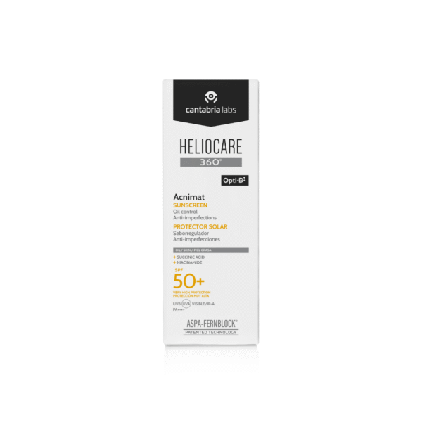 acnimat 2 (2) Heliocare 360º Acnimat SPF50+ 50 ml – Fotoprotección Matificante Piel Grasa