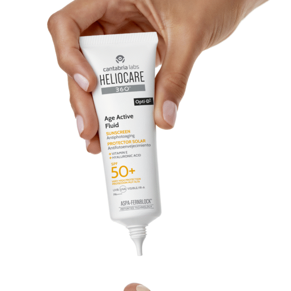 age active 5 Heliocare 360º Pack Age Active Fluid SPF50 50 ml – Protección y Cuidado Antiedad GRATIS