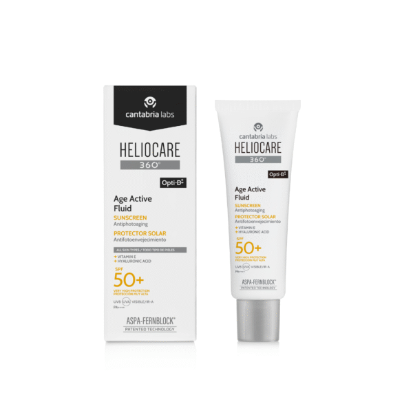 ageactiv 7 Heliocare 360º Pack Age Active Fluid SPF50 50 ml – Protección y Cuidado Antiedad GRATIS