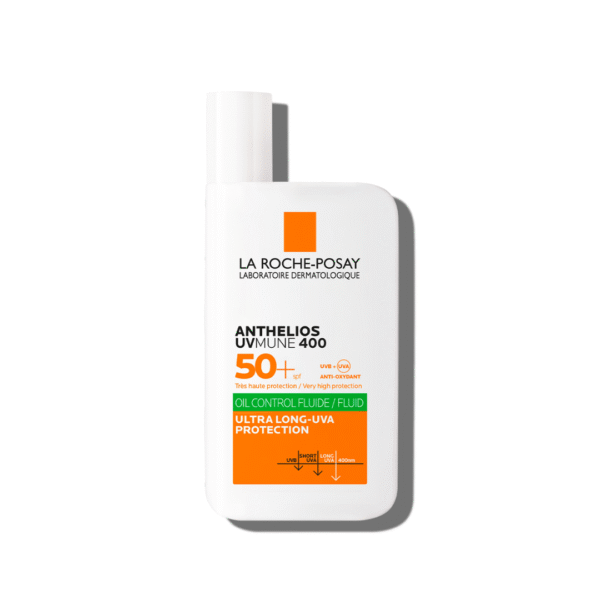 La Roche-Posay Anthelios UVMune Fluido Oil Control SPF50+ 50 ml – Protección Solar Antibrillos