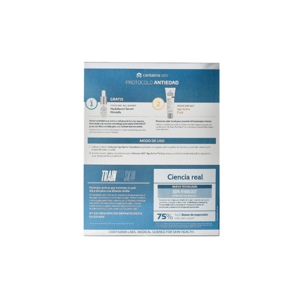 antiedad 2 Heliocare 360º Pack Age Active Fluid SPF50 50 ml – Protección y Cuidado Antiedad GRATIS
