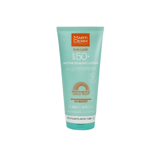 MartiDerm SPF50+ Active [D] Body Lotion 200 ml – Hidratante Corporal con Fotoprotección Alta