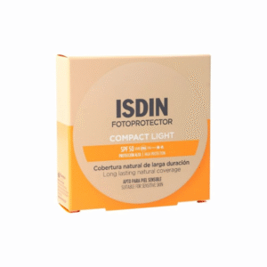Fotoprotector ISDIN Maquillaje Compacto SPF50+ Light 10 g – Protección y Cobertura