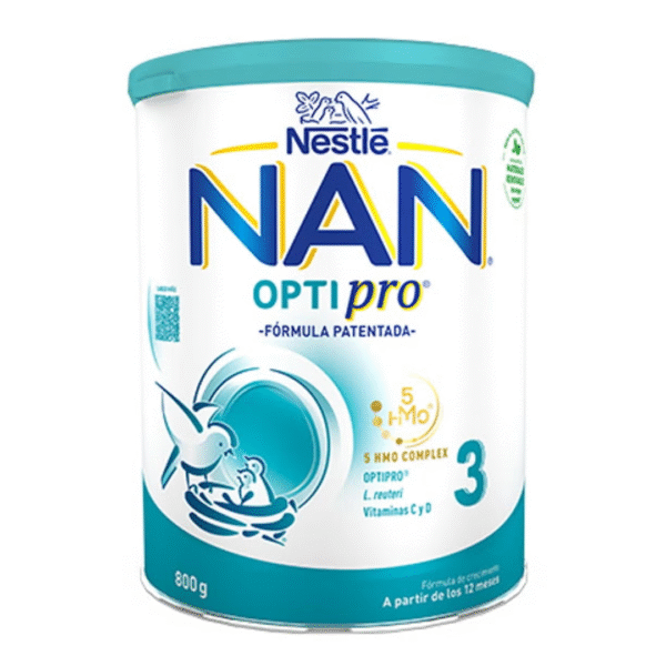 NAN Optipro 3 800 g – Crecimiento +12 Meses