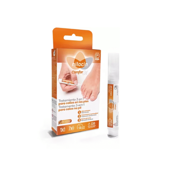 11 Nilocin Comforsil Tratamiento 3 en 1 Callos 3 ml – Elimina y Repara