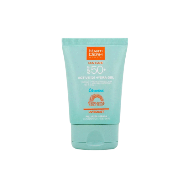 MartiDerm Active [D] Hydra Gel SPF50+ 50 ml – Hidratante Ligero con Protección Alta