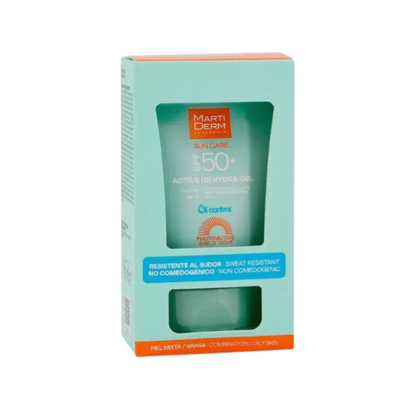 MartiDerm Active [D] Hydra Gel SPF50+ 50 ml – Hidratante Ligero con Protección Alta