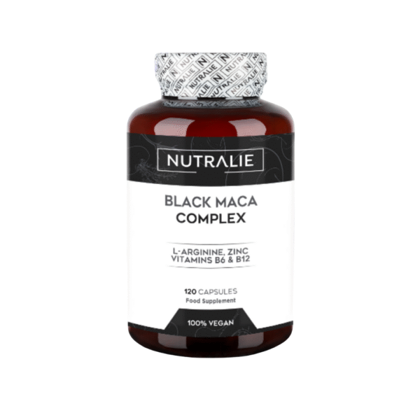 black maca Nutralie Black Maca Complex 120 cápsulas – Energía y Libido
