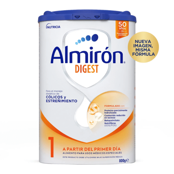 3 Almirón Digest 1 800 g – Digestibilidad Fácil desde el Nacimiento