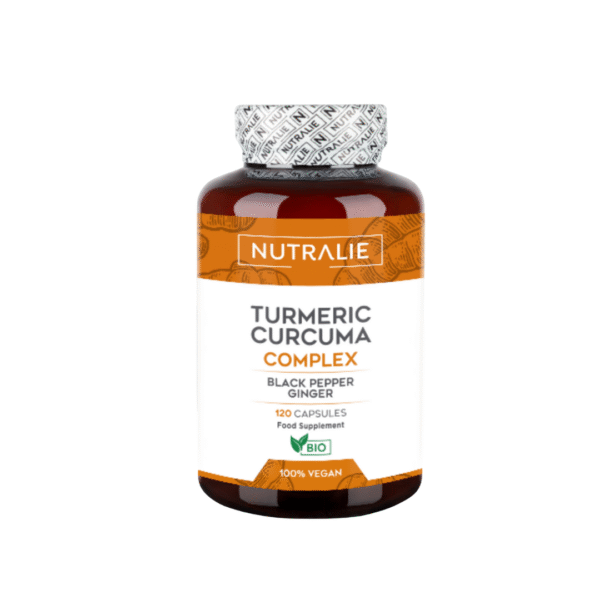 Nutralie Turmeric Curcuma Complex 120 cápsulas – Antiinflamatorio Natural