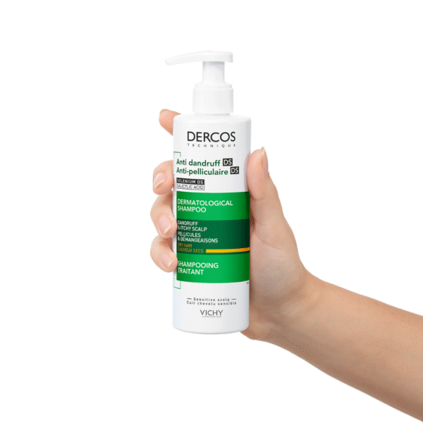 Vichy Dercos Champú Anticaspa SECA 400 ml – Elimina Caspa y Nutre la Fibra Capilar