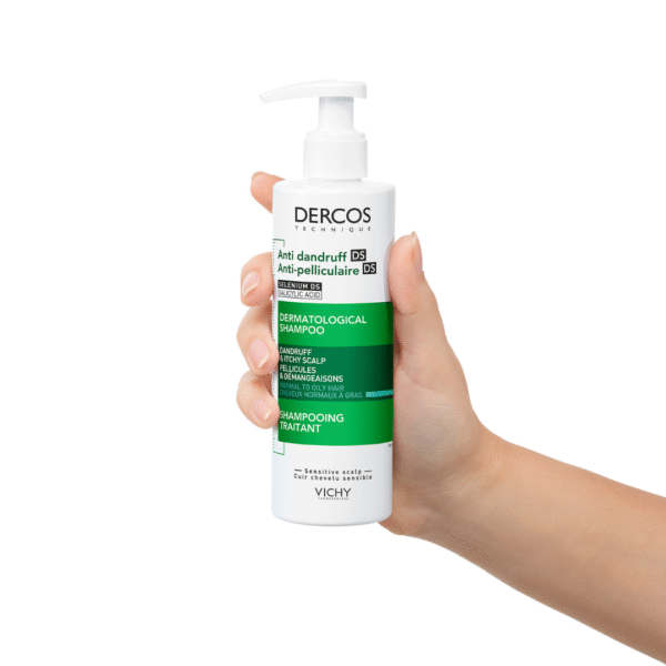 371 Vichy Dercos Champú Anticaspa GRASA 400 ml – Purifica y Equilibra el Cuero Cabelludo