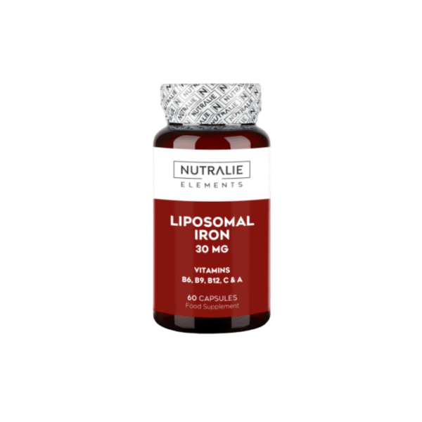 45 Nutralie Liposomal Iron 30 mg 60 cápsulas – Hierro de Alta Absorción