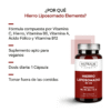 46 Nutralie Liposomal Iron 30 mg 60 cápsulas – Hierro de Alta Absorción