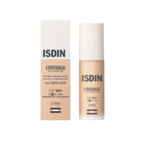 6 ISDIN Coverage 30 g Color 2.0 Beige – Cobertura Natural y Uniformidad