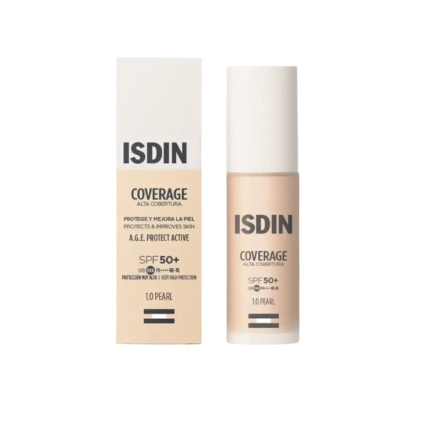ISDIN Coverage 30 g Color 1.0 Pearl – Luminosidad Natural y Corrección