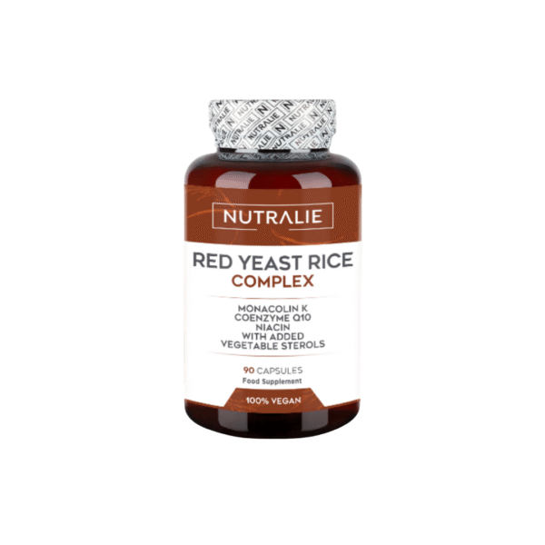 Nutralie Red Yeast Rice Complex 90 cápsulas – Colesterol y Salud Cardiovascular