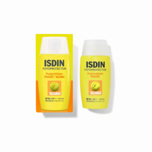 Fotoprotector ISDIN Fusion Water MAGIC by ALCARAZ – Fotoprotección Ultraligera y Resistente al sudor