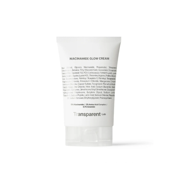 Transparent Lab Niacinamide Glow Cream – Luminosidad, Hidratación y Tono Uniforme 50ml
