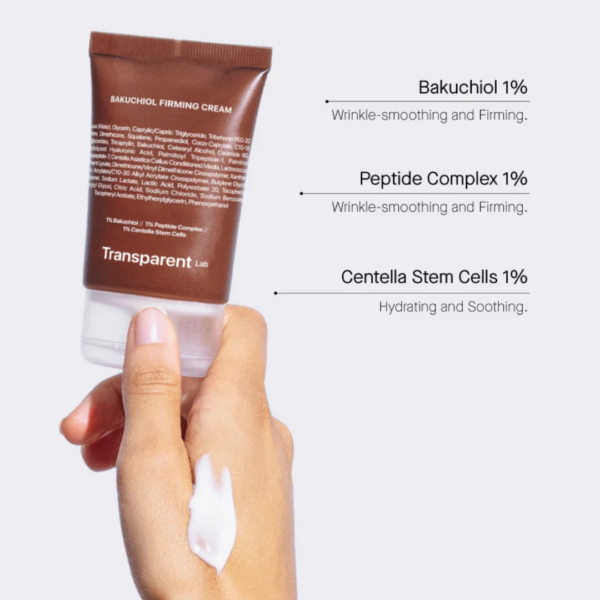 Transparent Lab Bakuchiol Firming Cream – Crema Reafirmante y Antiedad 50 ml