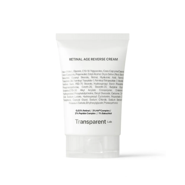 Transparent Lab Retinal Age Reverse Cream – Crema Antiedad Intensiva 50 ml