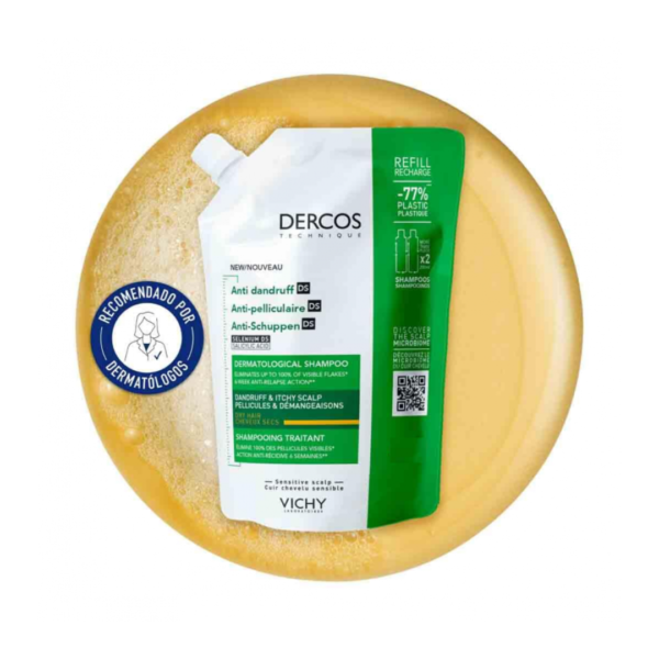 Vichy Dercos Anticaspa DS Cabello Seco Refill 400 ml – Tratamiento Anticaspa