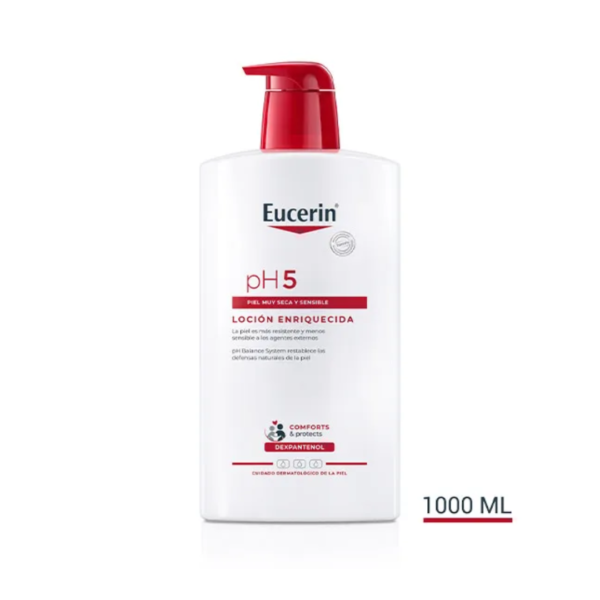 Eucerin pH5 Loción Enriquecida 1 L – Nutrición Extra