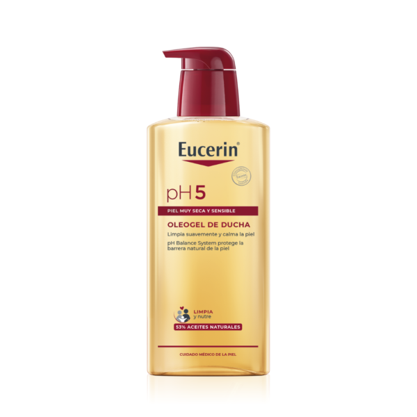 Eucerin Oleogel de Baño 1 L – Nutrición Intensa Piel Seca