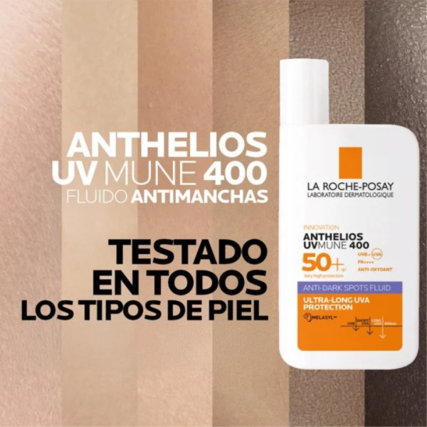 anthelios uv mune 400 aplicacion rostro