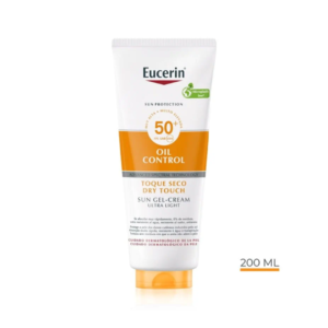 eucerin protector solar toque seco textura gel crema eucerin oil control gel crema toque seco spf50 protector solar corporal