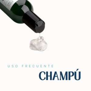 13 champus de uso frecuente para limpiar el cuero cabelludo.