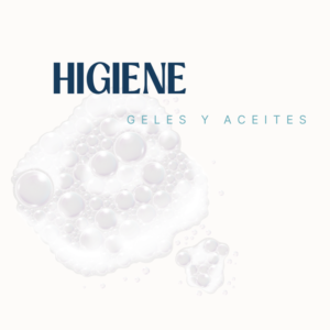 higiene corporal aceites y geles.