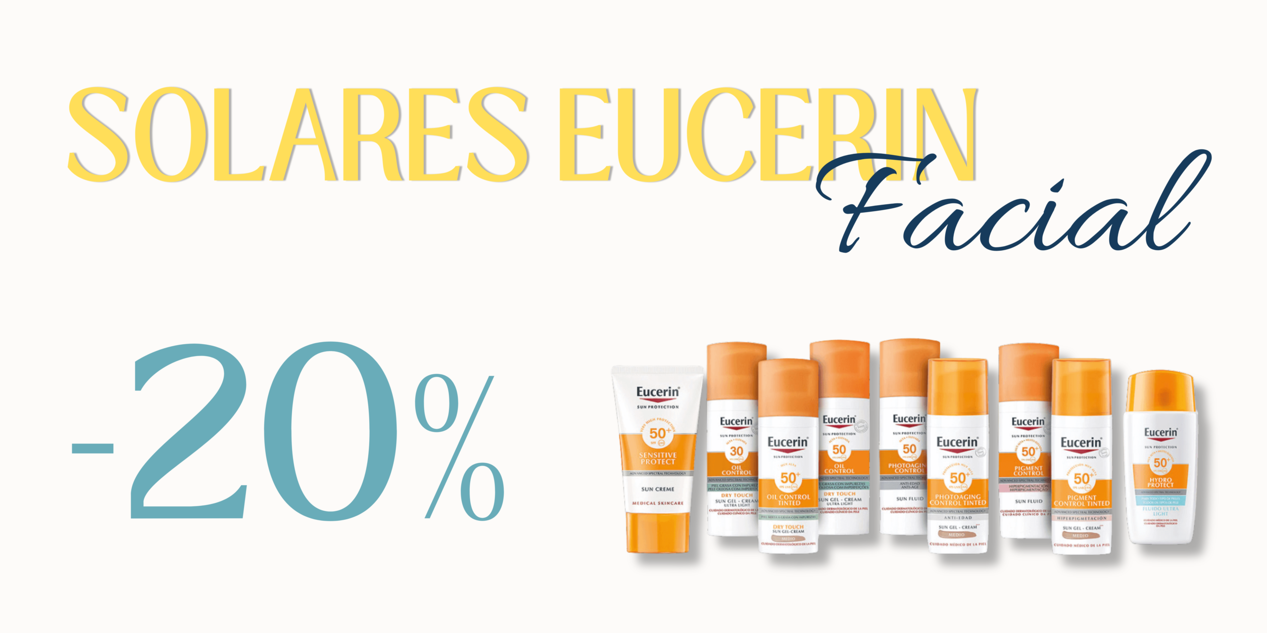 Promociones solares eucerin facial