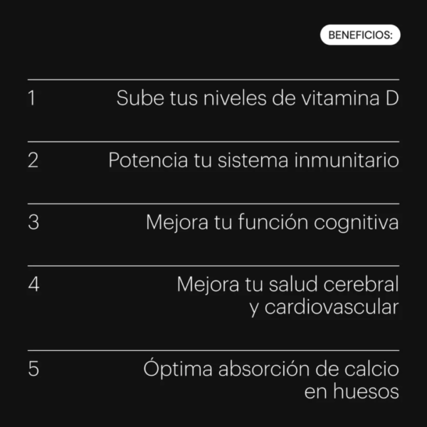 Be Levels Vitamina D3 + K2 - Salud Ósea e Inmunitaria 60 cápsulas