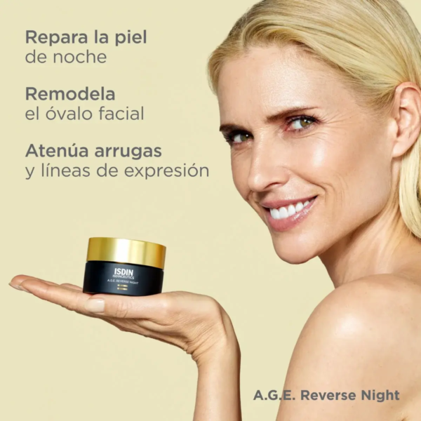 Isdinceutics A.G.E. Reverse Night Crema Antiedad Reparadora Noche 50 g