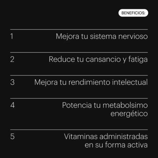 be levels b complex beneficios