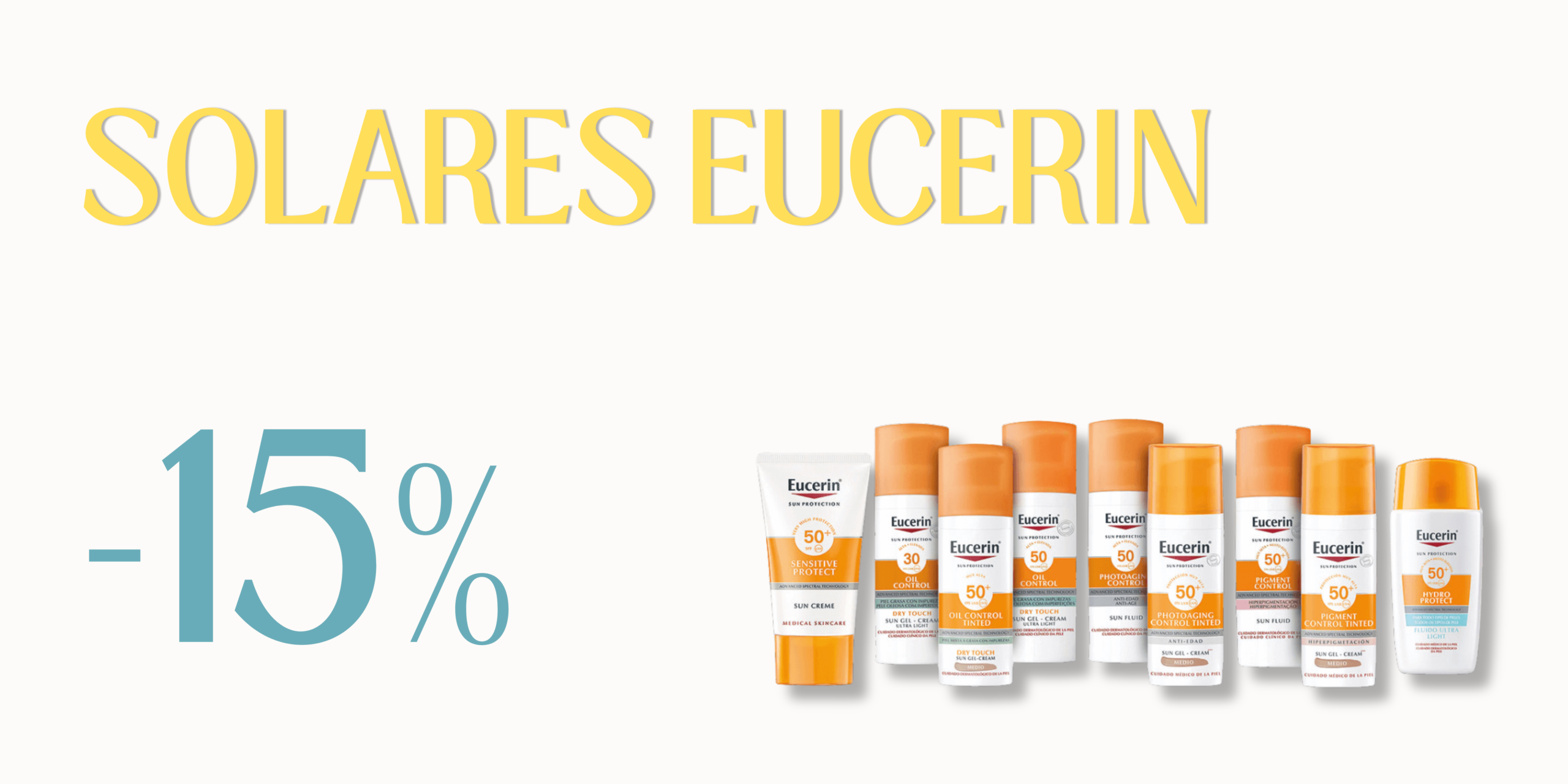 Promociones solares eucerin facial