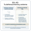 vitamina d3 k2 60 cápsulas
