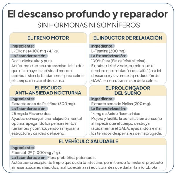 descanso profundo y reparador