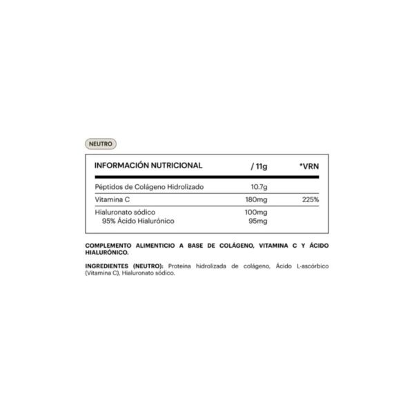 pack (55) Be Levels Collagen Colágeno Hidrolizado con Ácido Hialurónico y Vitamina C 30 tomas